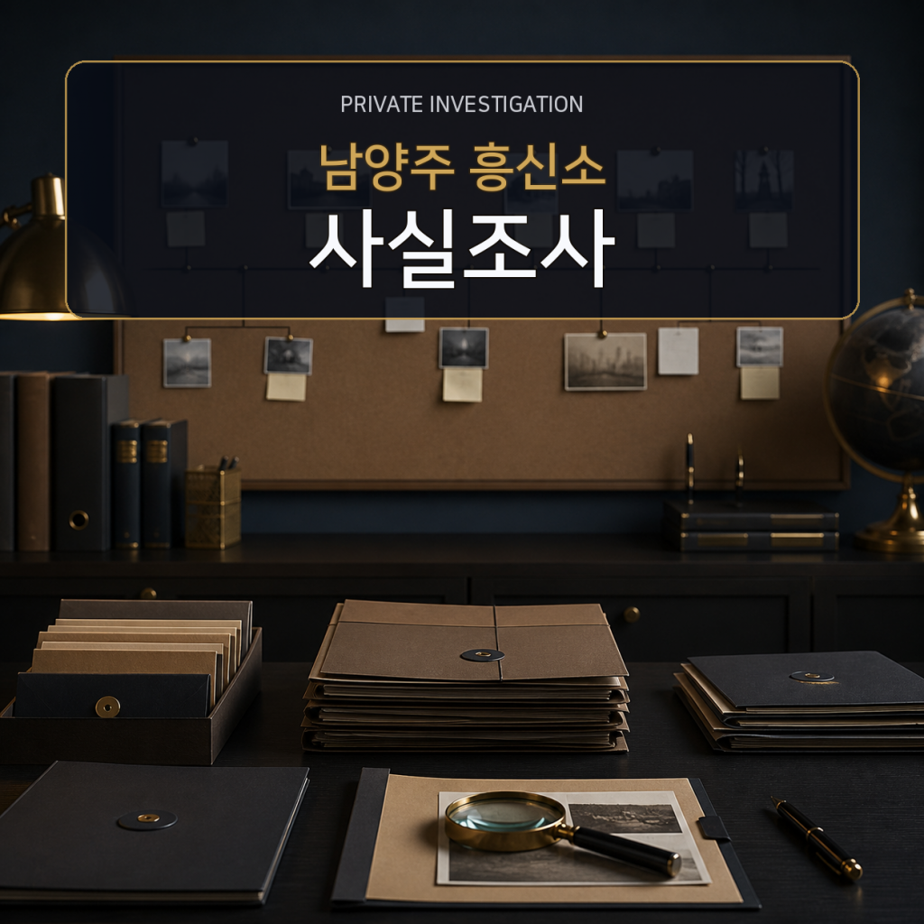 남양주 사실관계 조사 전문 흥신소
