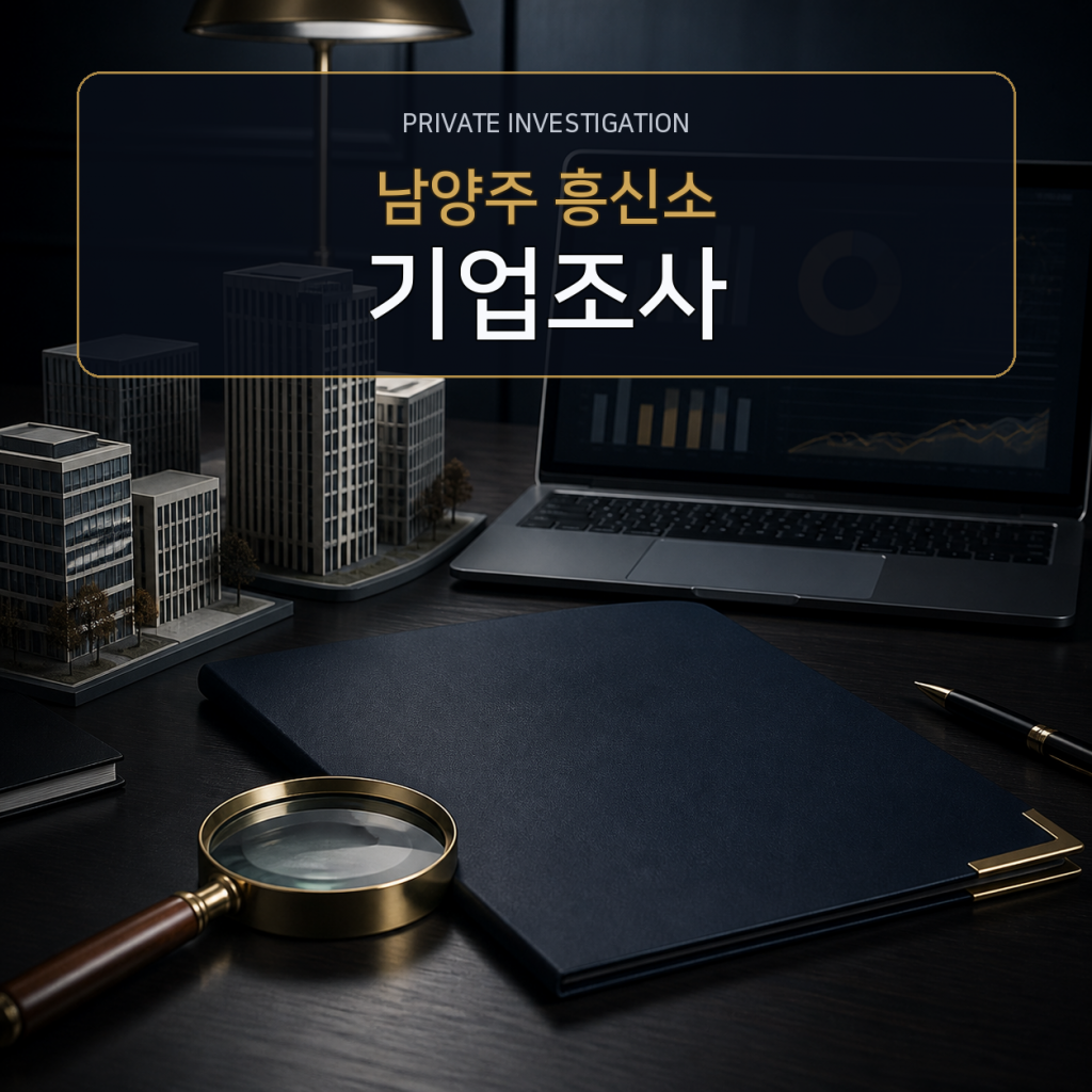남양주 기업·거래처 조사 전문 흥신소
