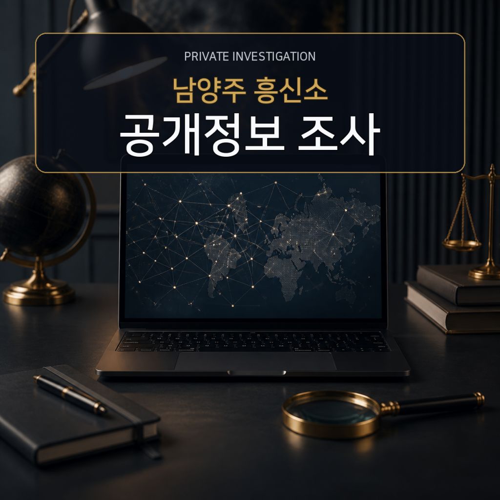 남양주 디지털 공개정보 조사 전문 흥신소